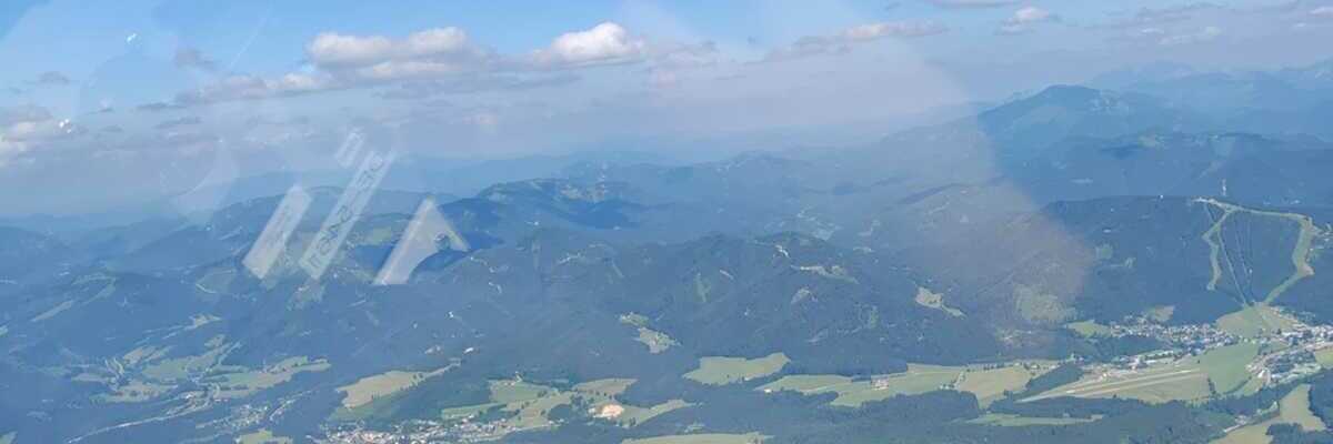Flugwegposition um 13:26:51: Aufgenommen in der Nähe von St. Sebastian, Österreich in 1877 Meter